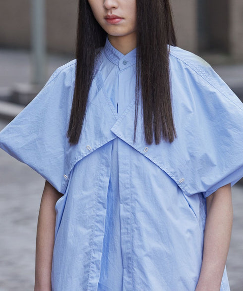 Cross Yoke 2way Blouse